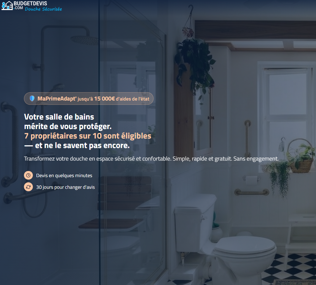 devis-gratuit-douche sénior sécurisée