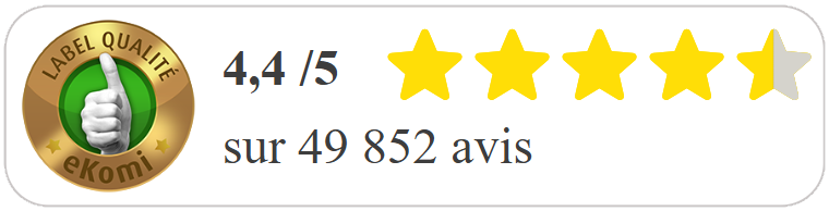 4,4/5 sur 49 852 avis